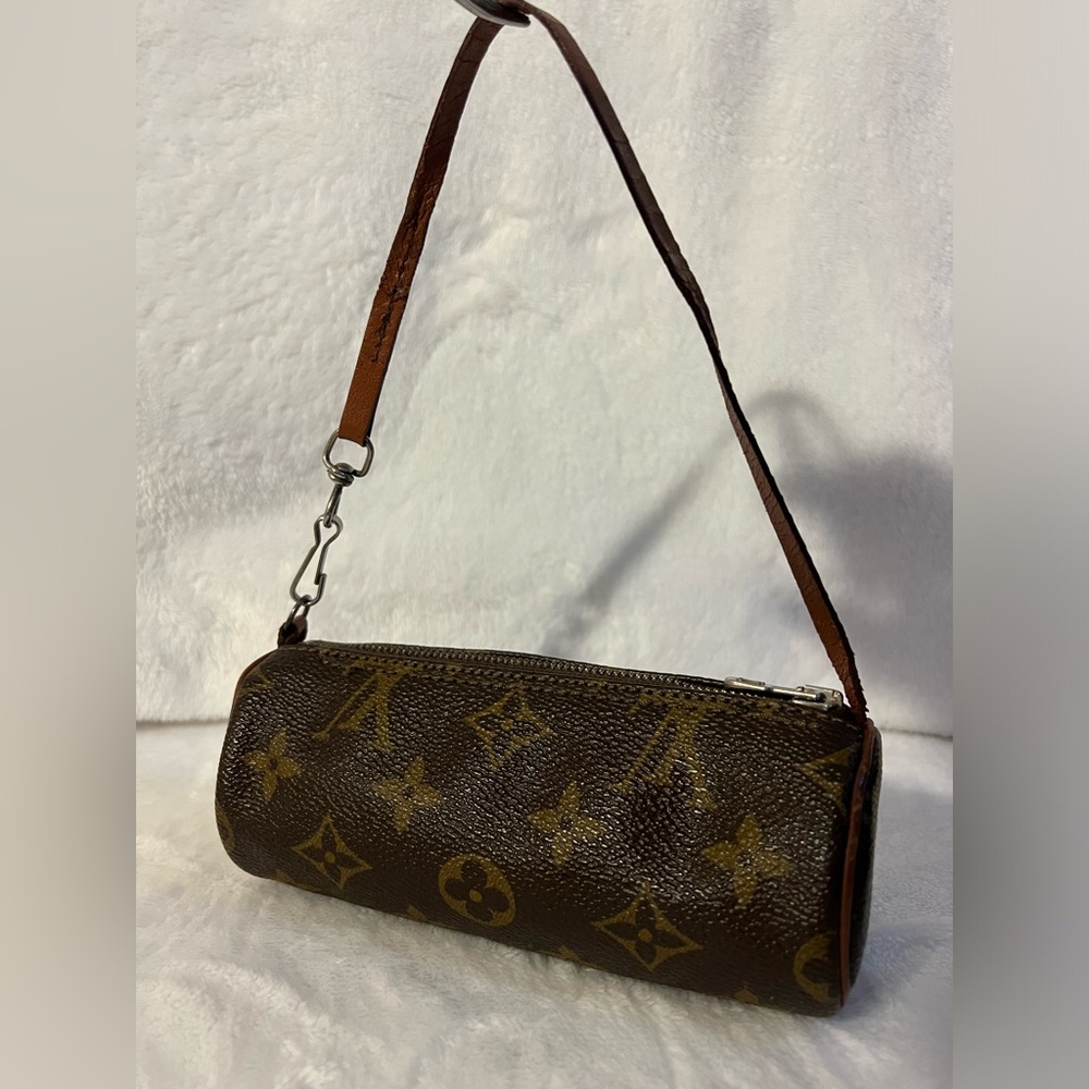 Louis Vuitton Brown and Gold Clutch